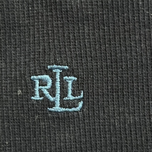 LAUREN Ralph Lauren Women's Short Sleeve Navy Shirt, size 2X - Picture 7 of 7